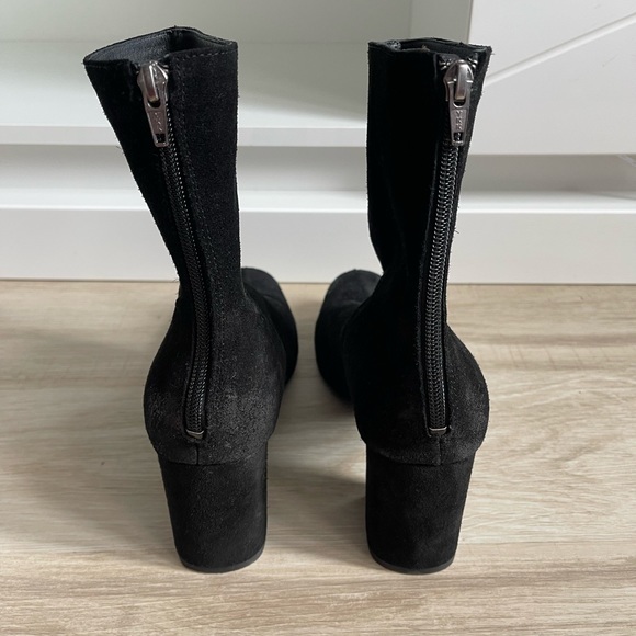 Free People Cecile Ankle Black Suede Boot - Picture 5 of 9